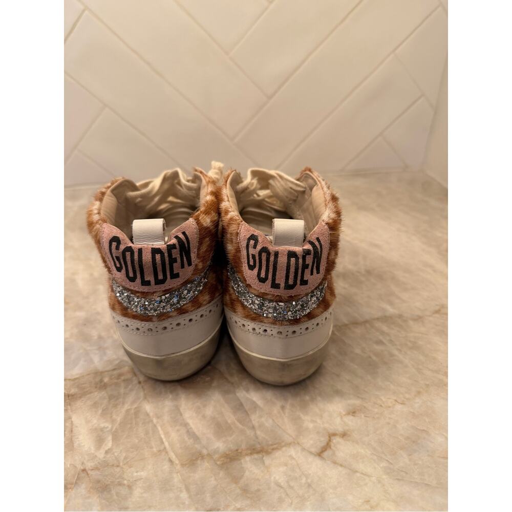Golden Goose Midstar Classic Leopard Hazelnut Leo / White / Ice 39 - Picture 4 of 10